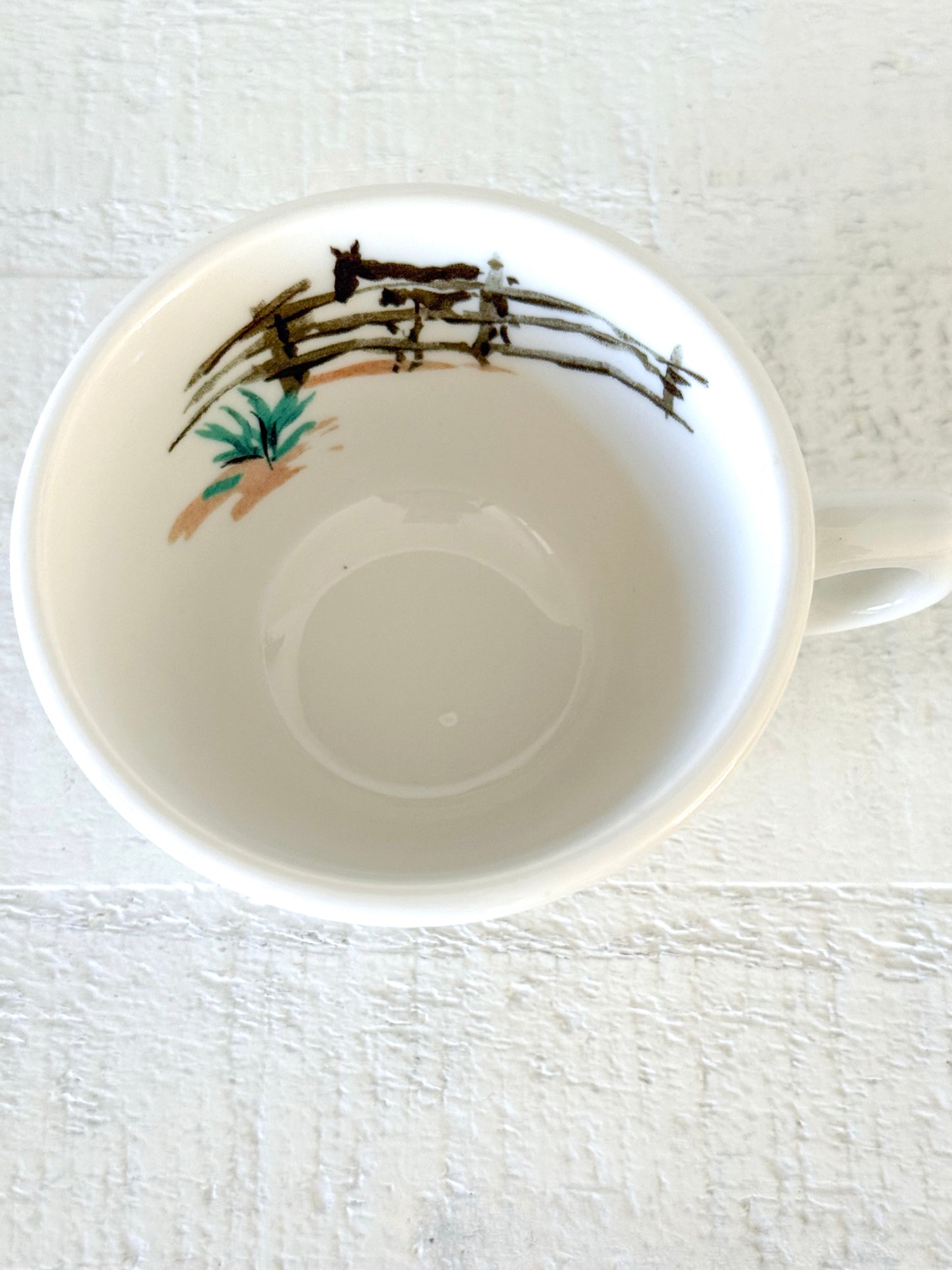 Vintage Sundown China Cup and Saucer