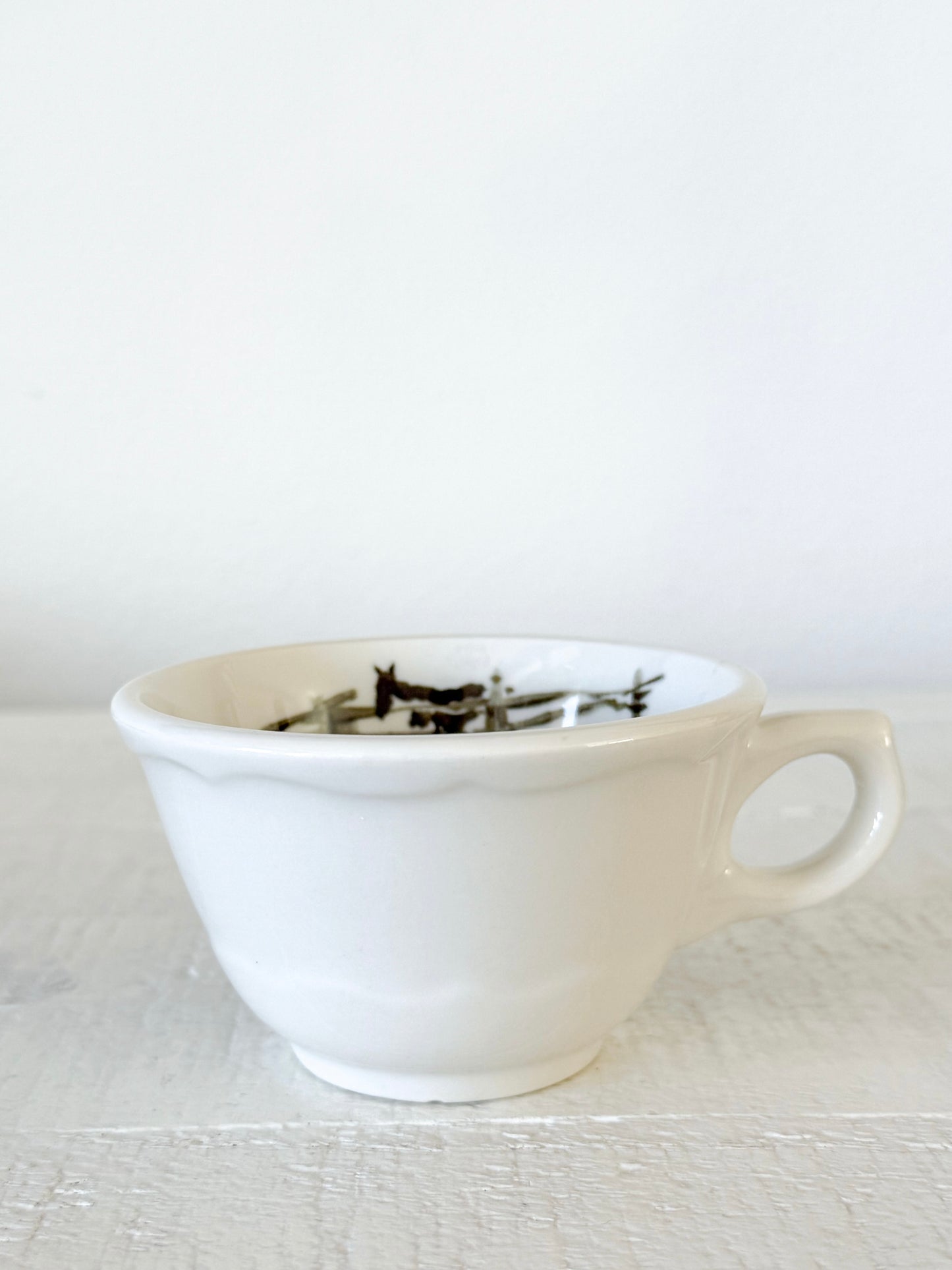 Vintage Sundown China Cup and Saucer