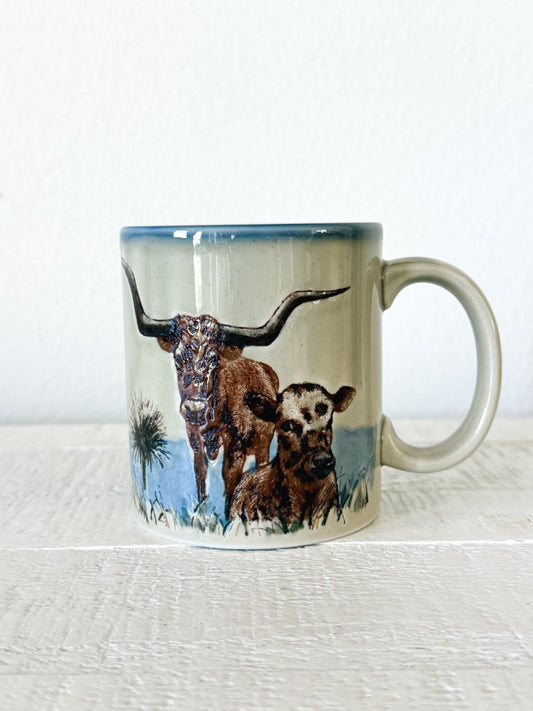 Vintage Longhorn Mug