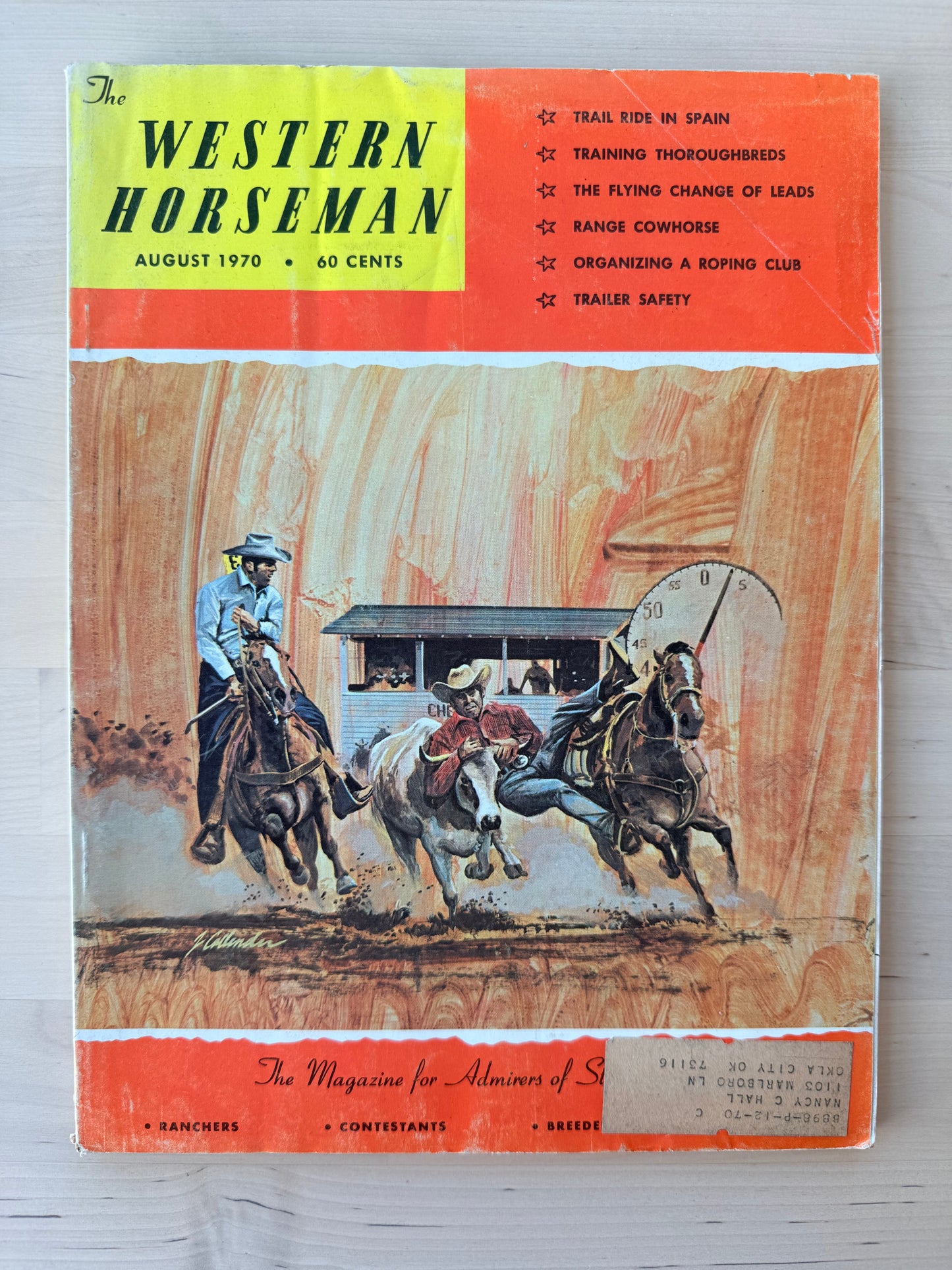 Western Horseman Magazine 1970