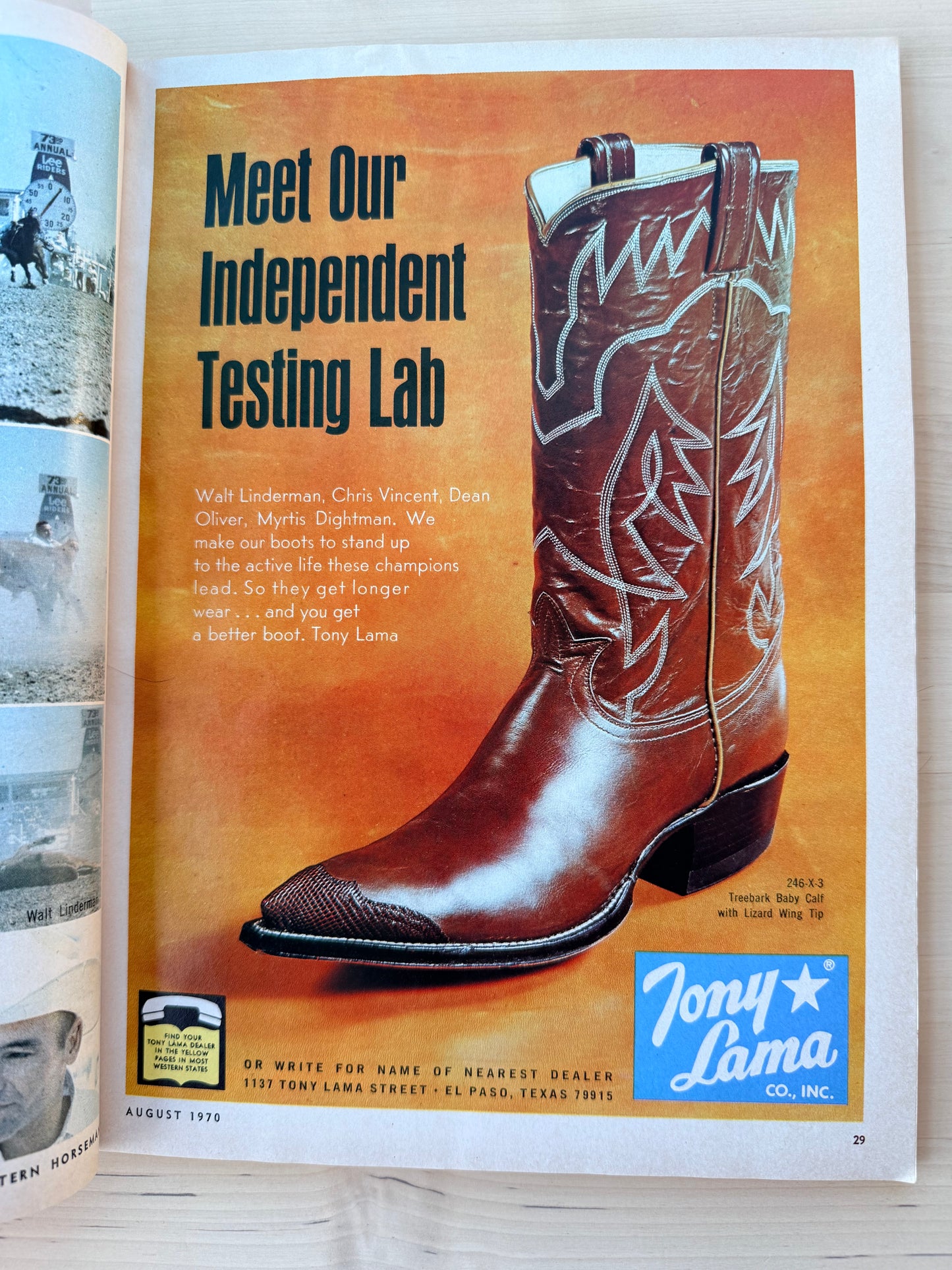 Western Horseman Magazine 1970