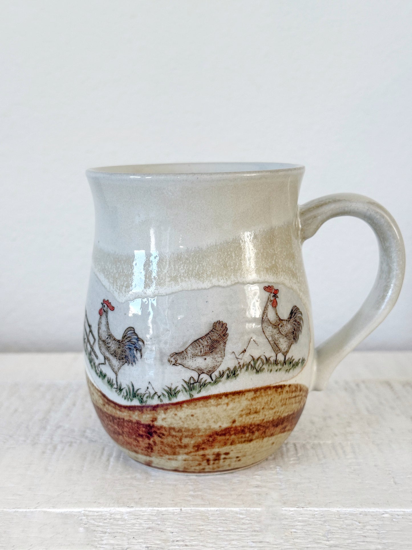 Vintage Chicken Mug