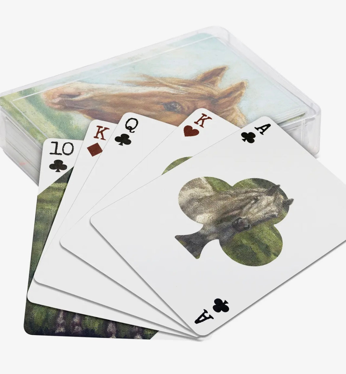 Horse Family Playing Cards
