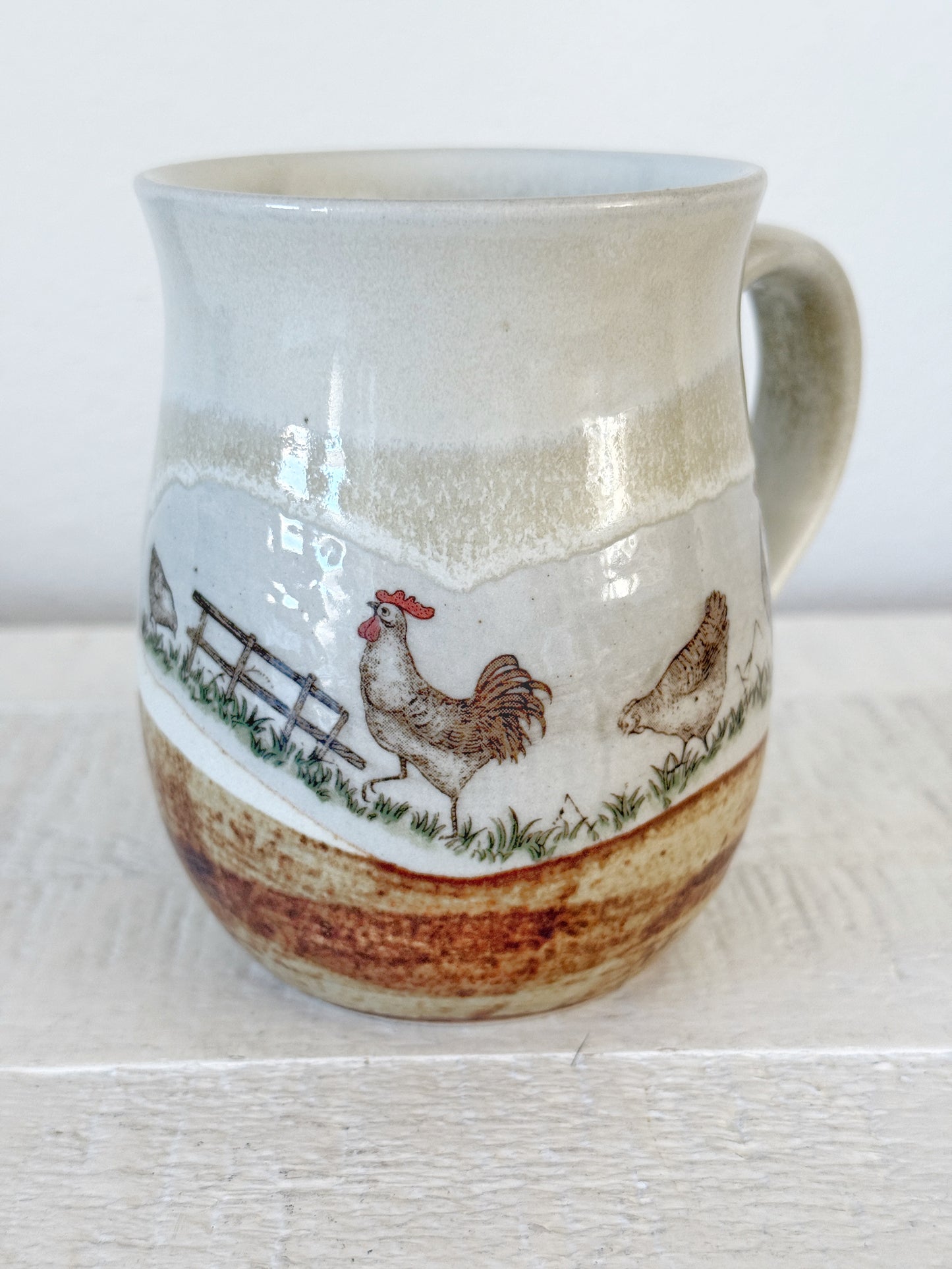 Vintage Chicken Mug
