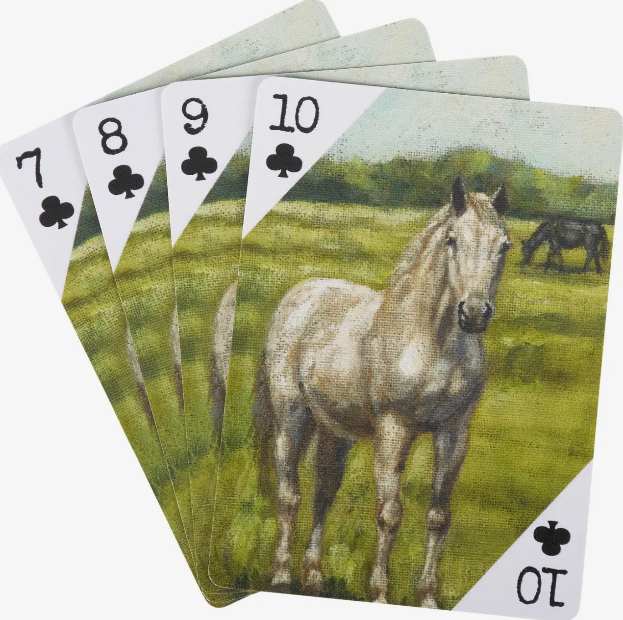Horse Family Playing Cards