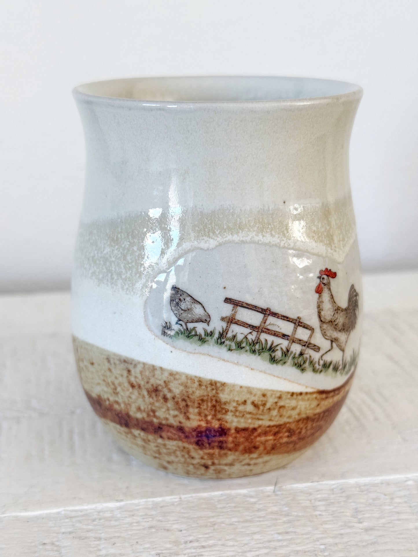 Vintage Chicken Mug