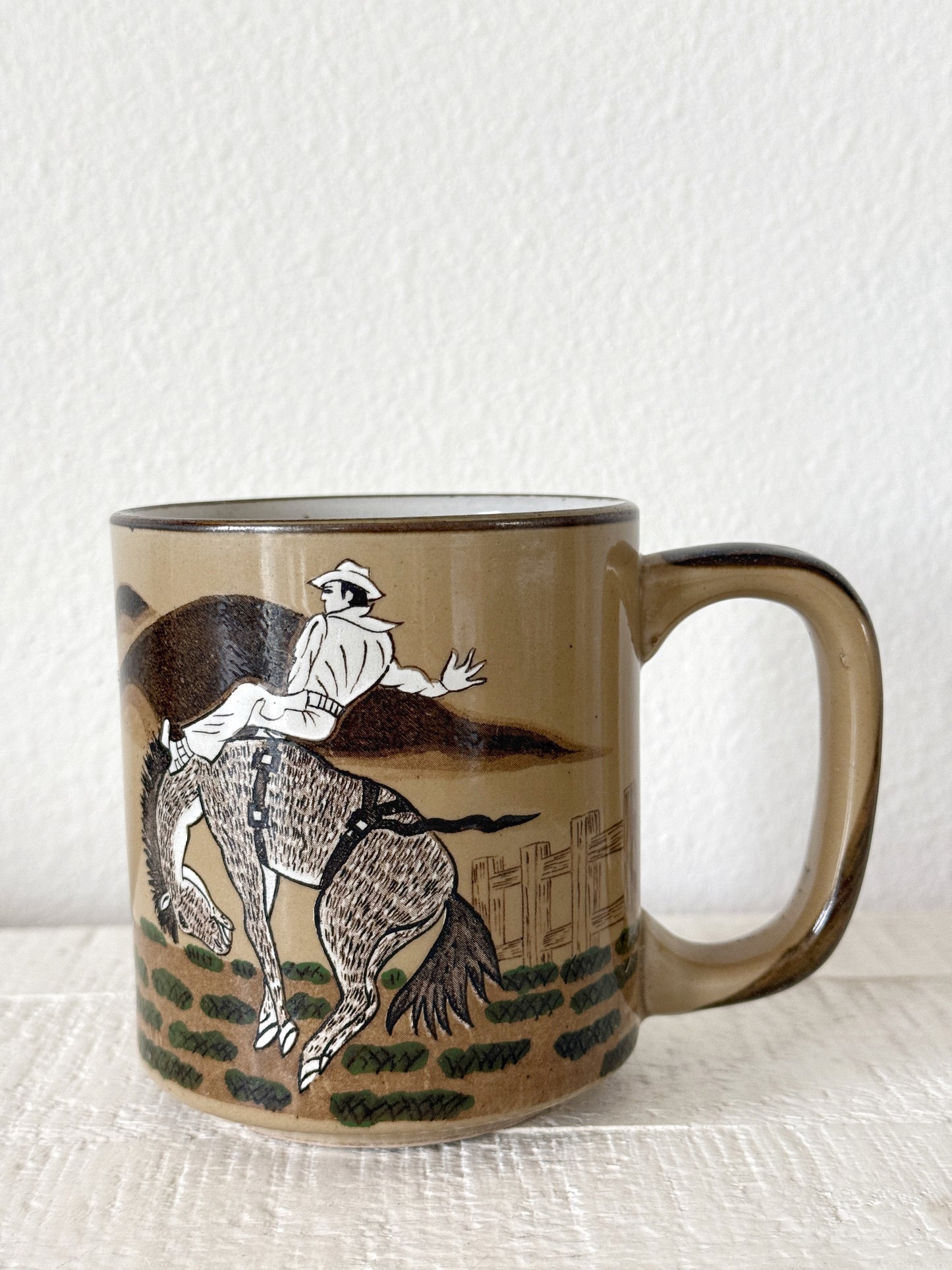 Vintage Cowboy Mug
