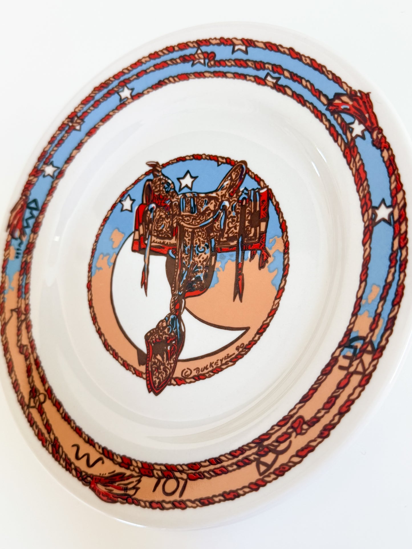 Vintage Saddle Plate