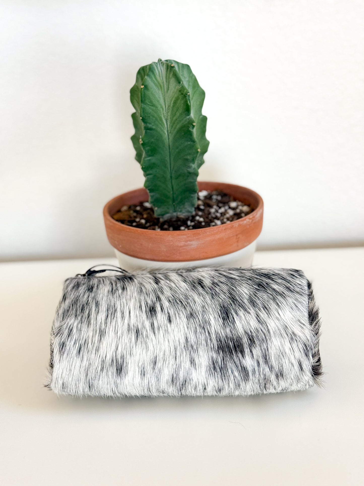 Cowhide Cosmetic Bag