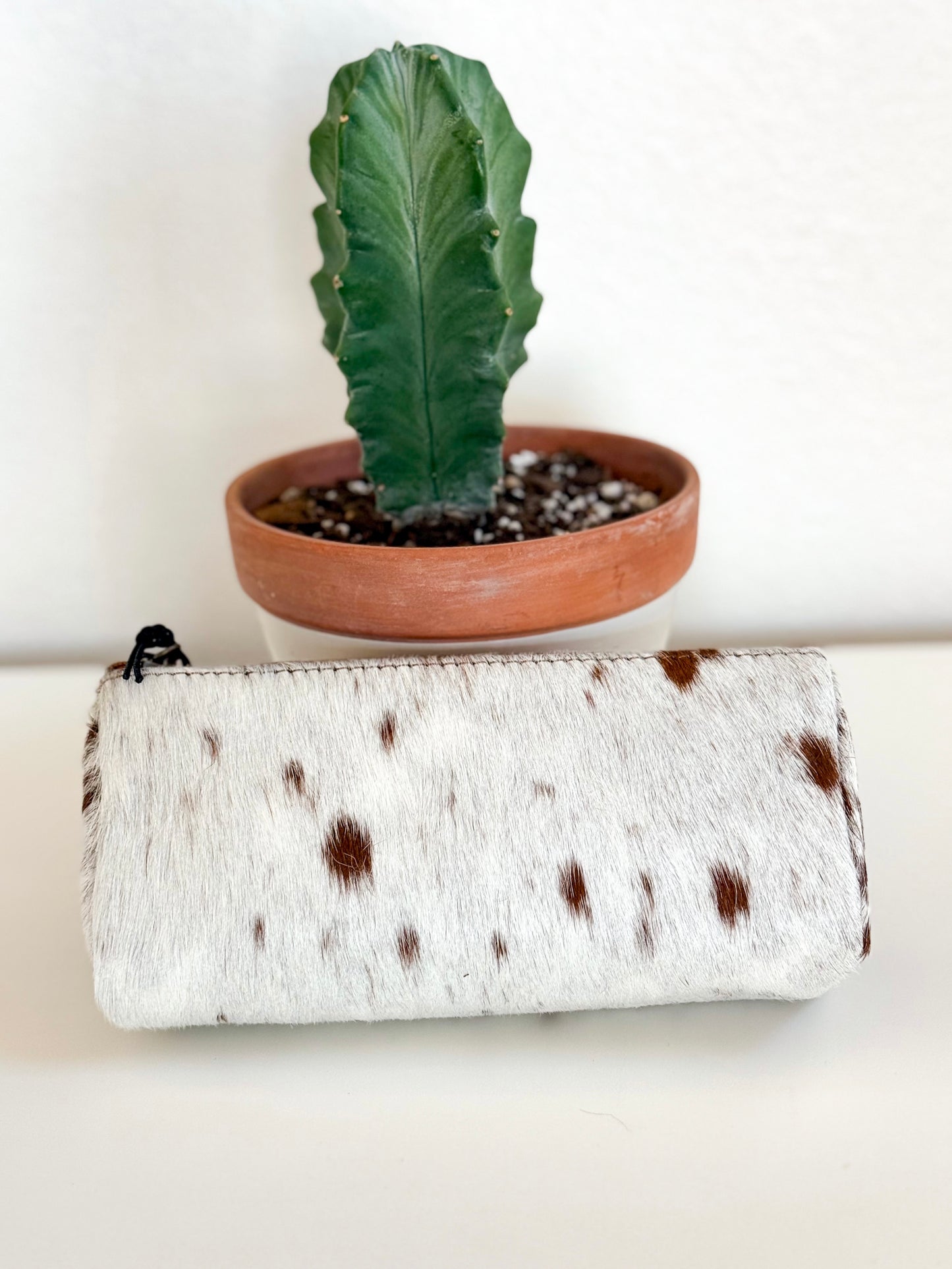 Cowhide Cosmetic Bag