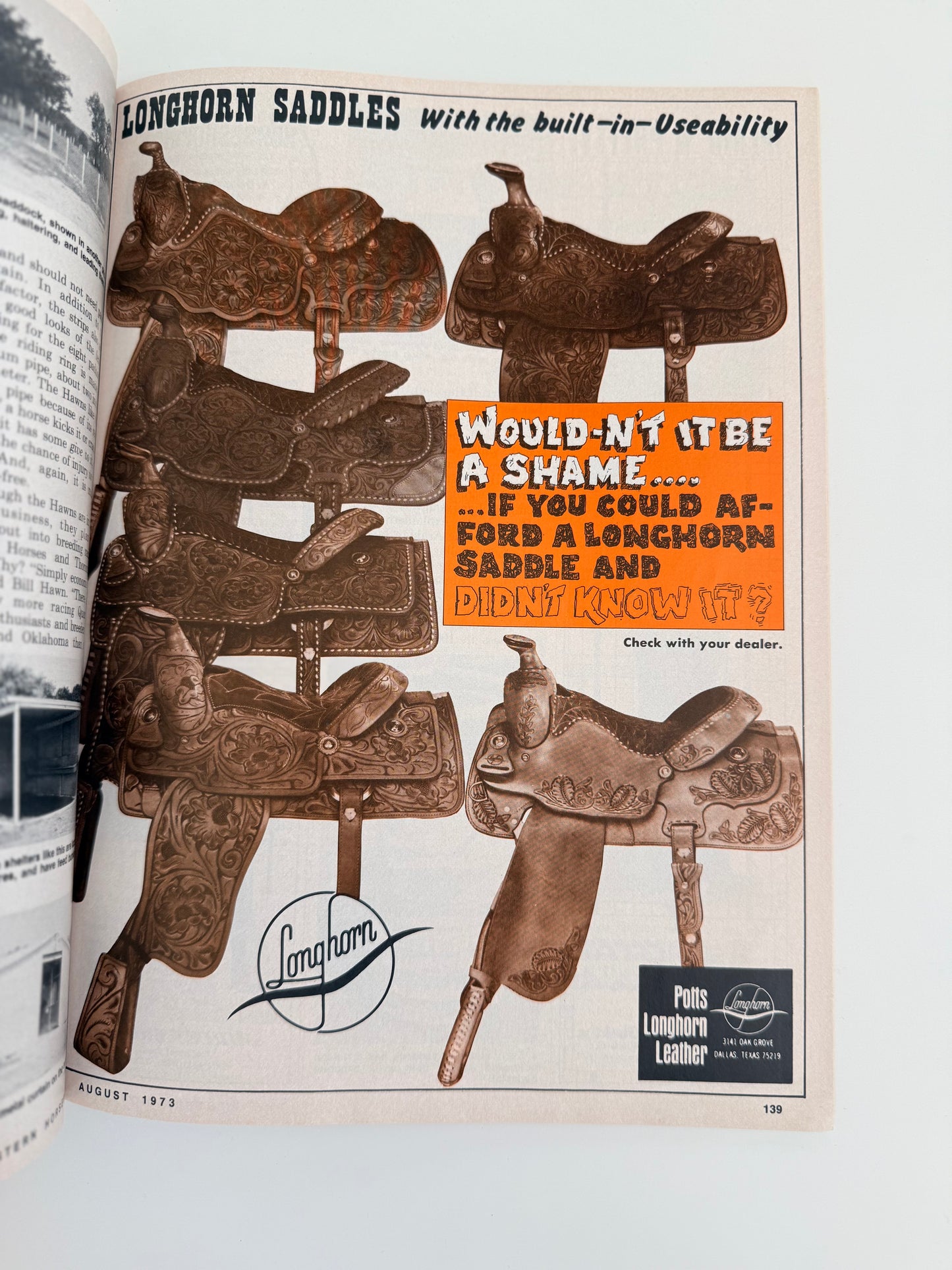 Western Horseman Magazine 1973