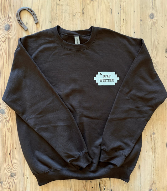 The Stay Western Crewneck