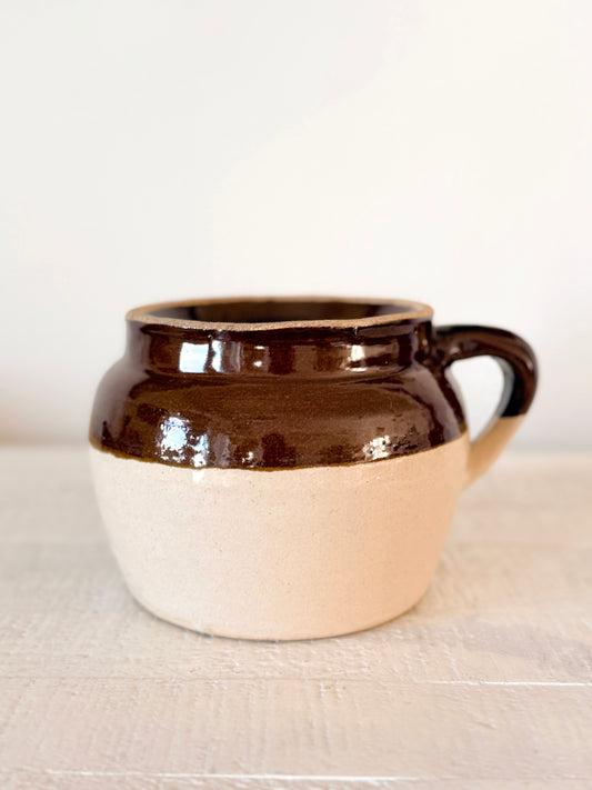 Vintage USA Stoneware Bean Pot