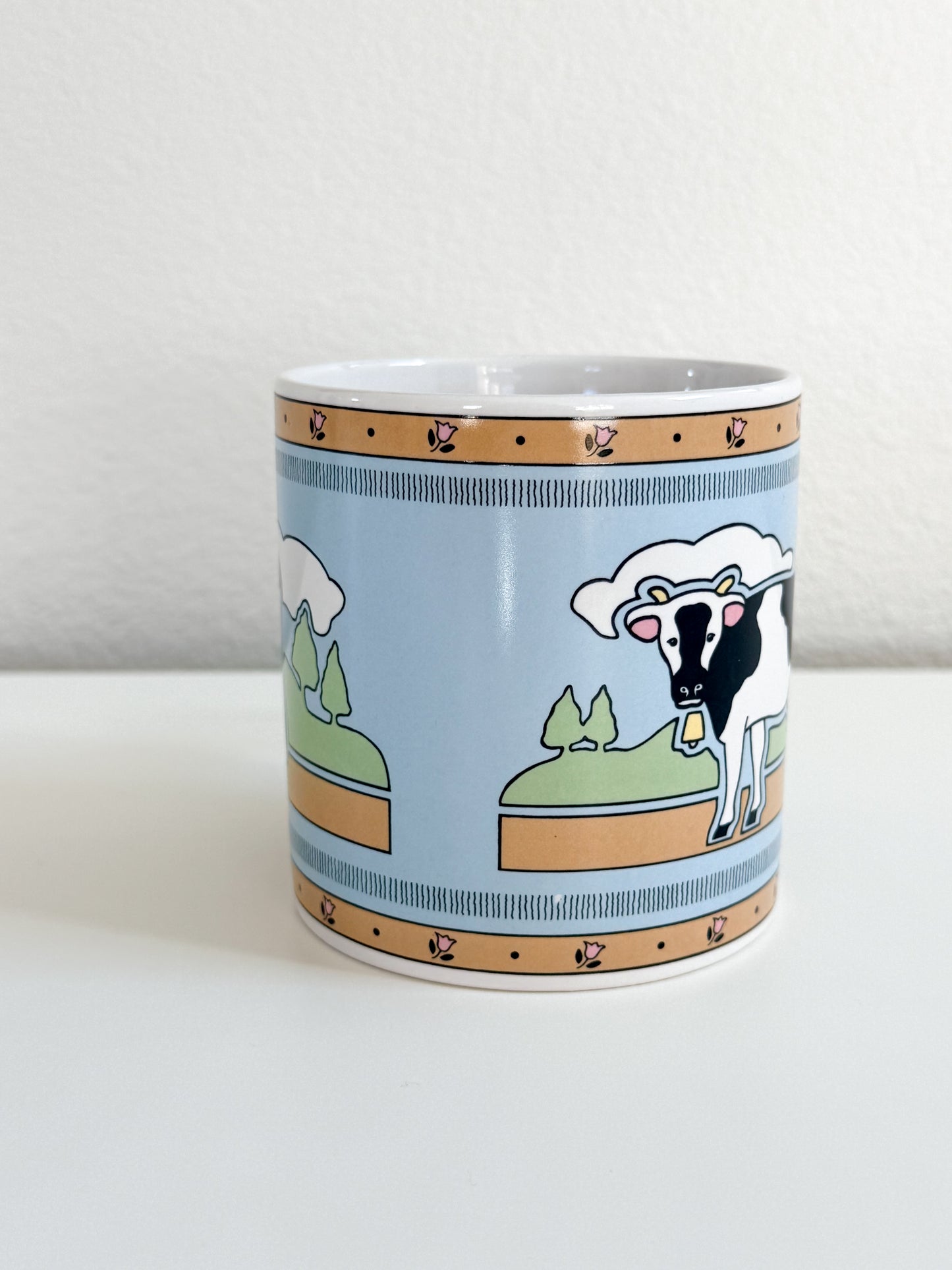 Vintage Cow Mug