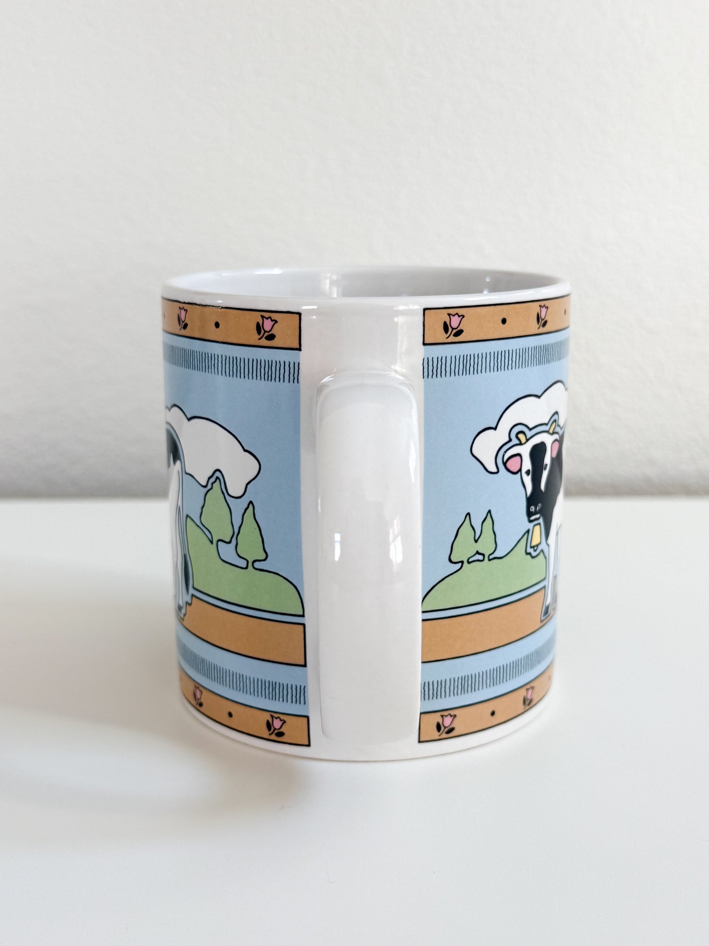 Vintage Cow Mug