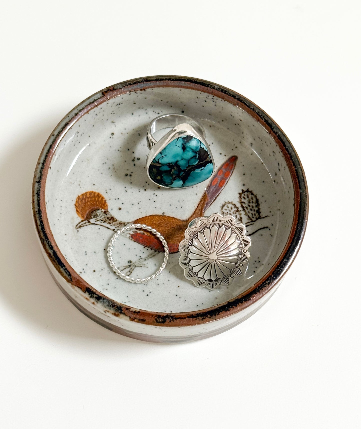 Vintage Roadrunner Ring Dish