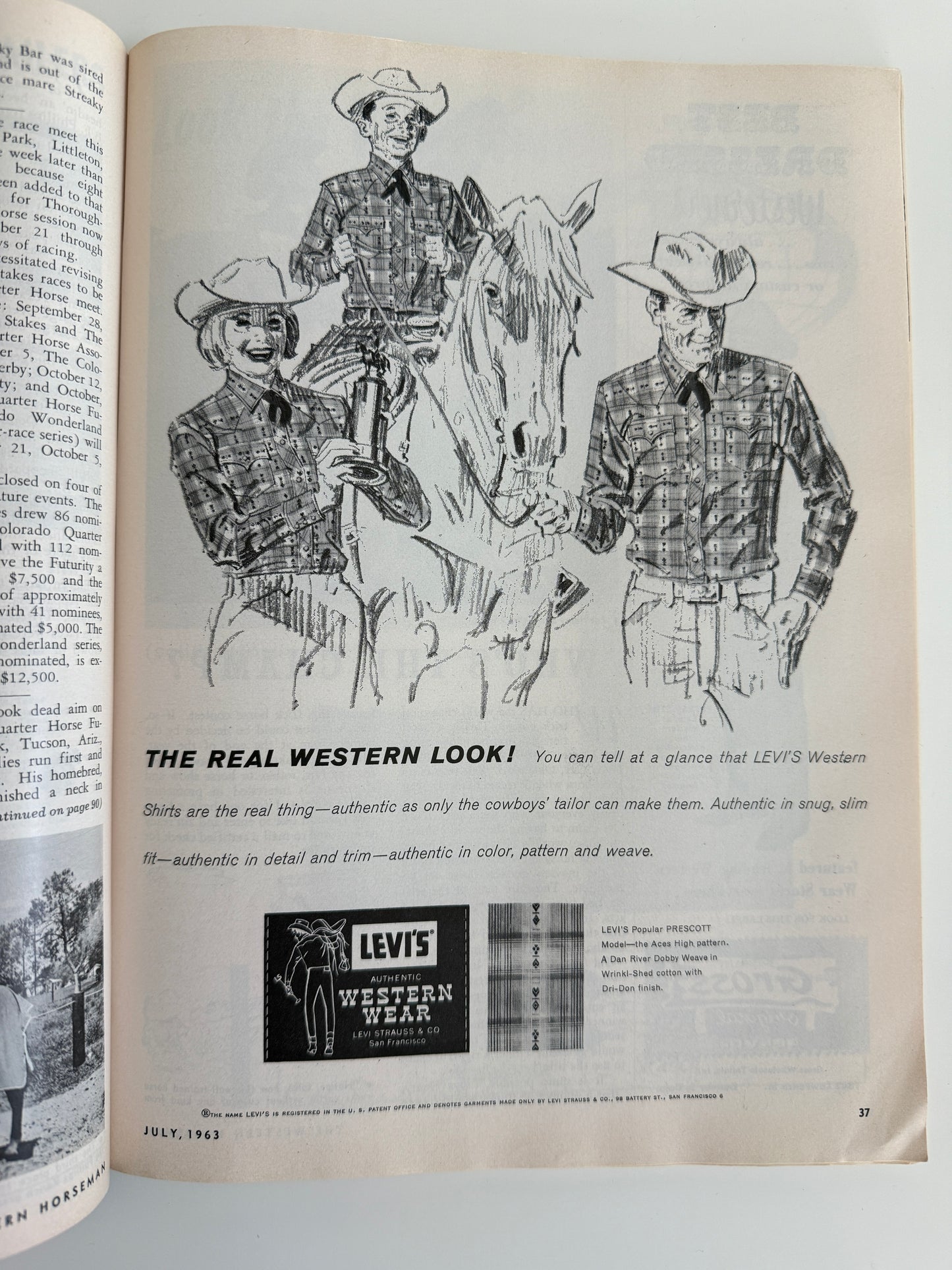 Vintage Western Horseman Magazine 1963