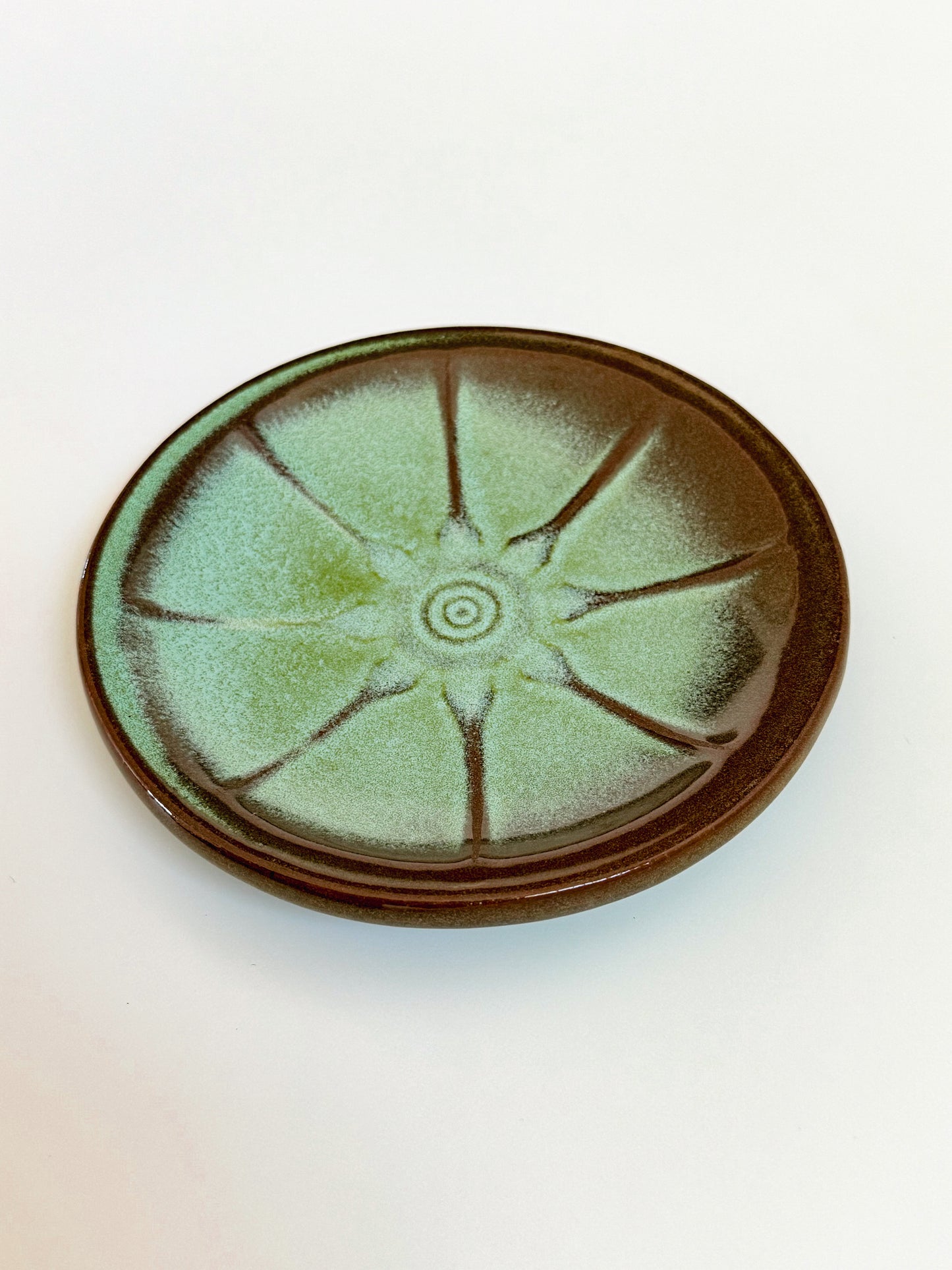 Vintage Frankoma Wagon Wheel Plate (Small)