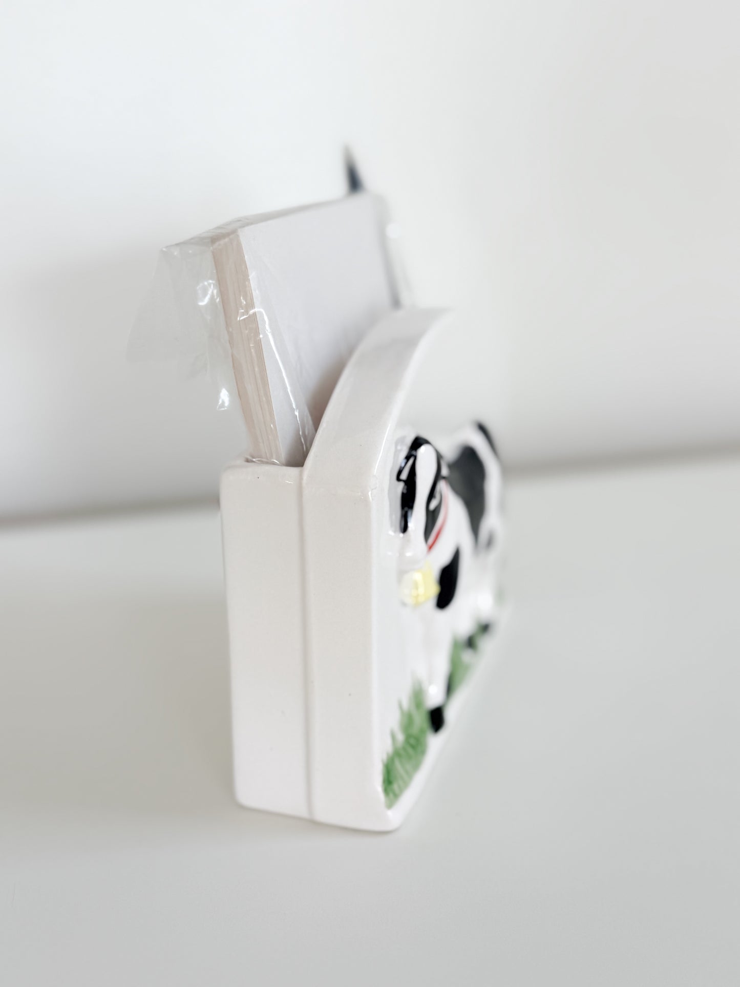 Vintage Cow Stationary Holder