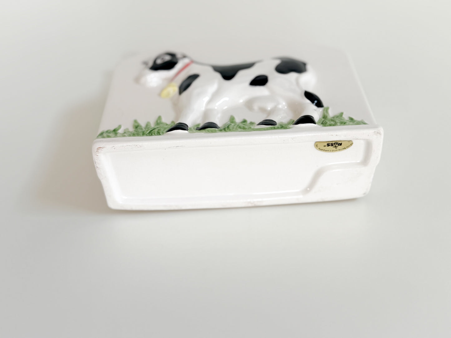 Vintage Cow Stationary Holder