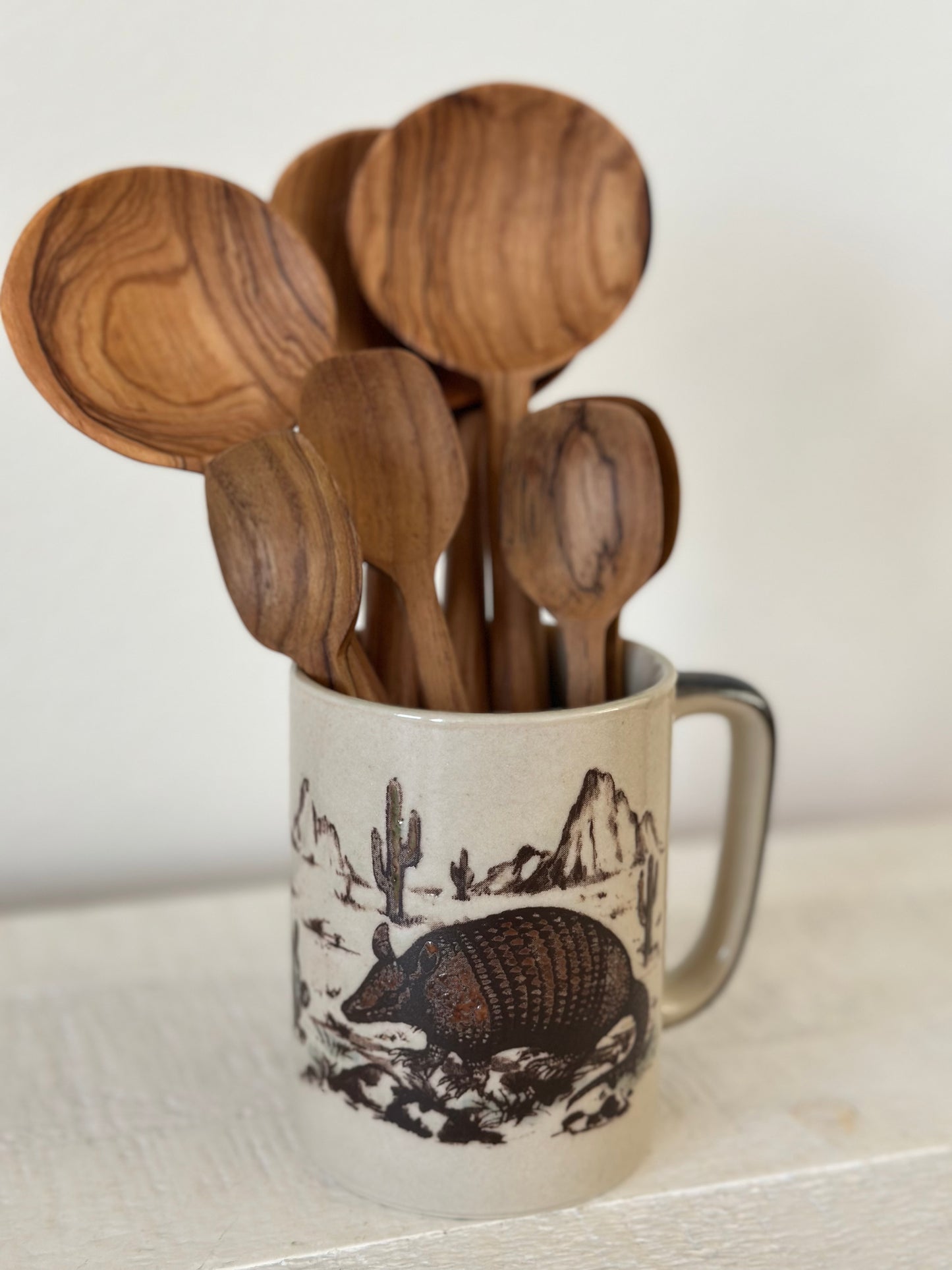 Small Teak Tasting Spoon