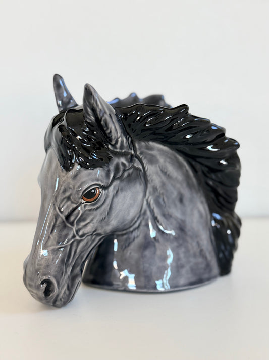 Vintage Horse Planter
