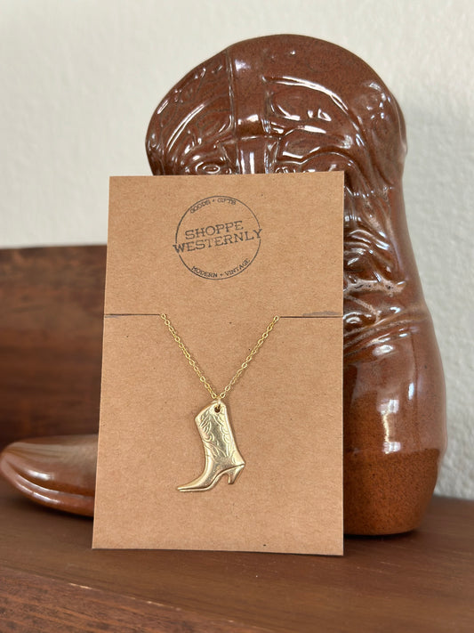 Boot Necklace