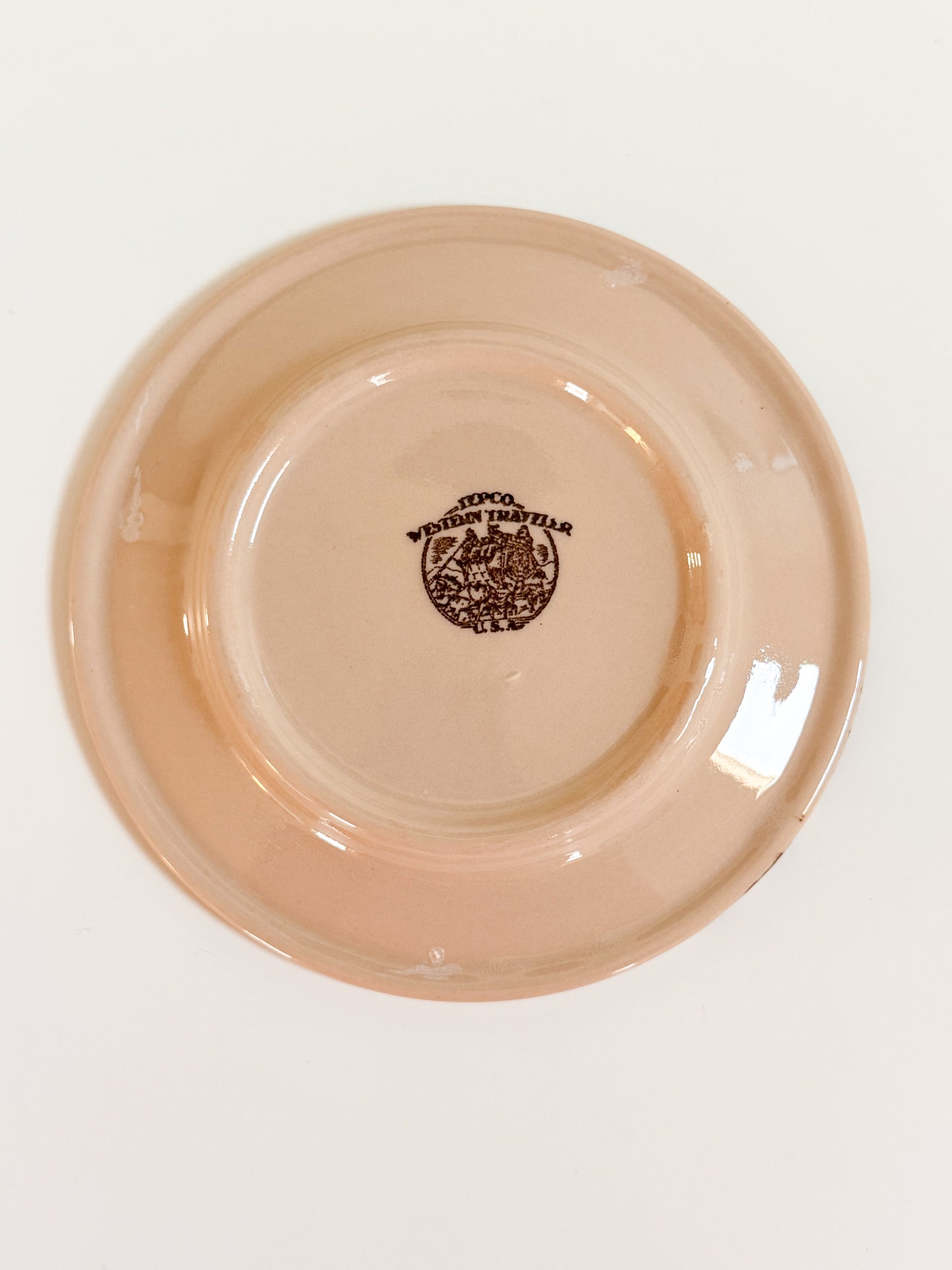 Vintage TEPCO Western Traveler Bread Plate