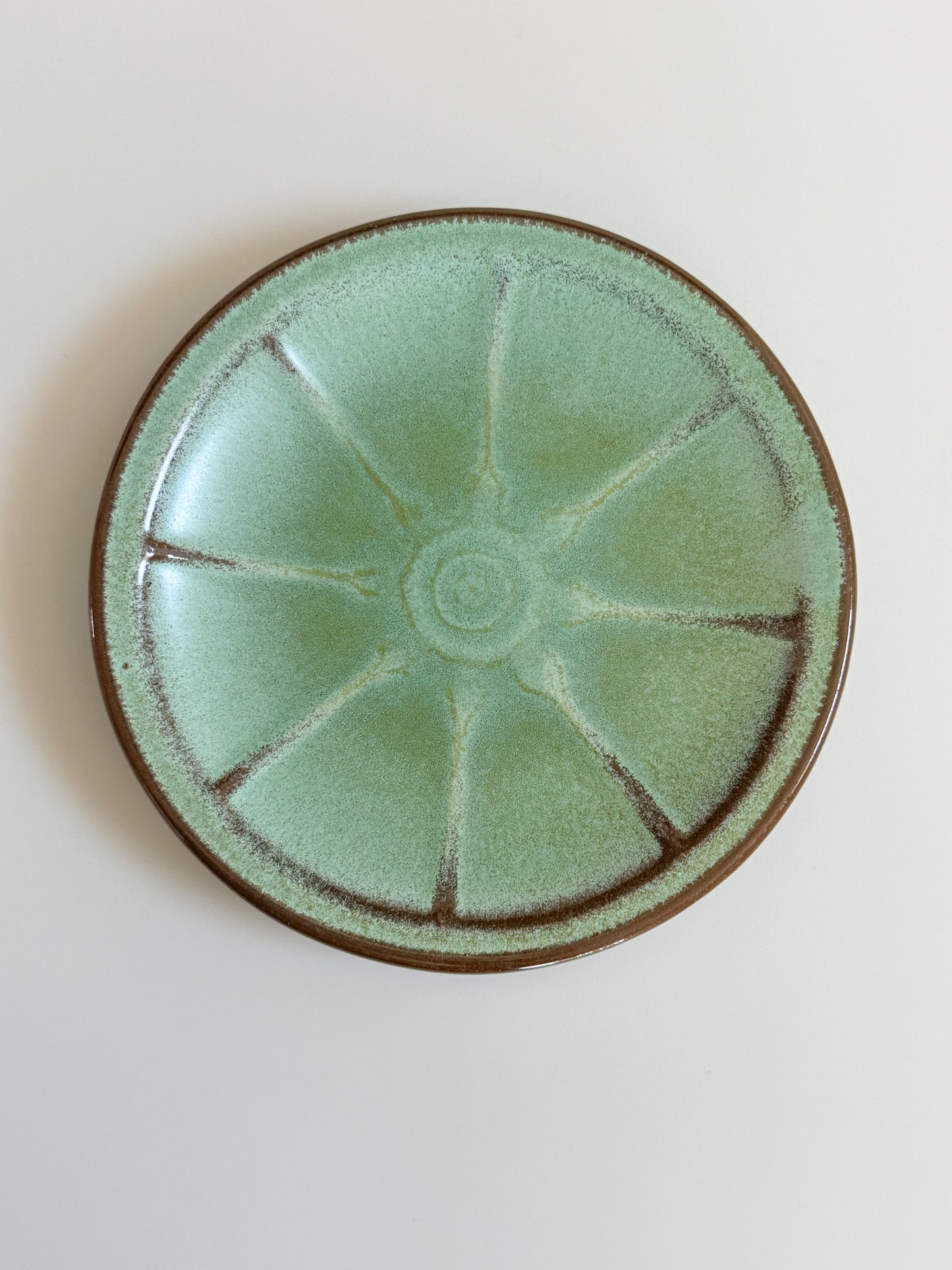 Vintage Frankoma Wagon Wheel Plate (Small)