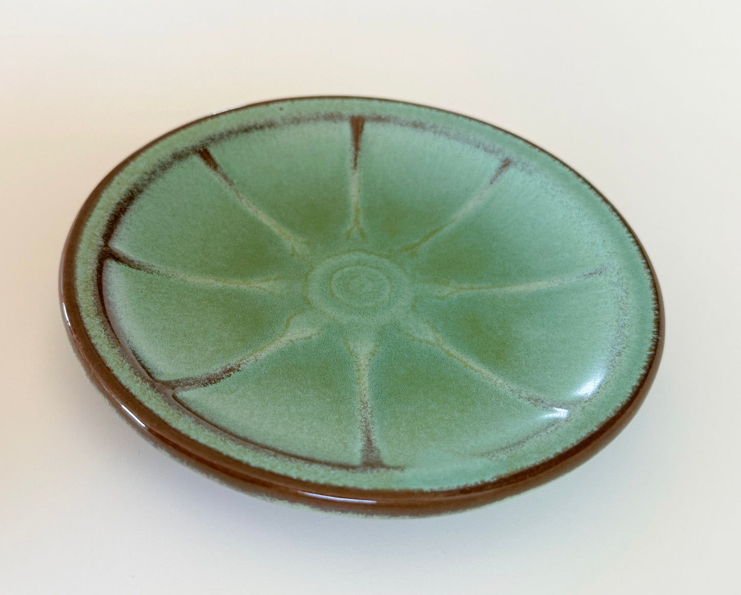 Vintage Frankoma Wagon Wheel Plate (Small)