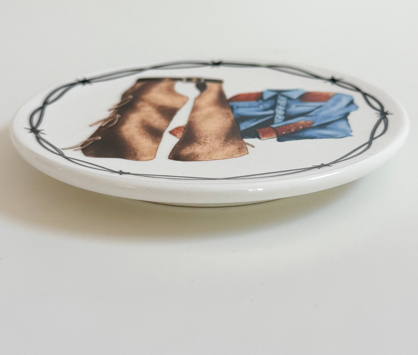 Vintage Western Dish