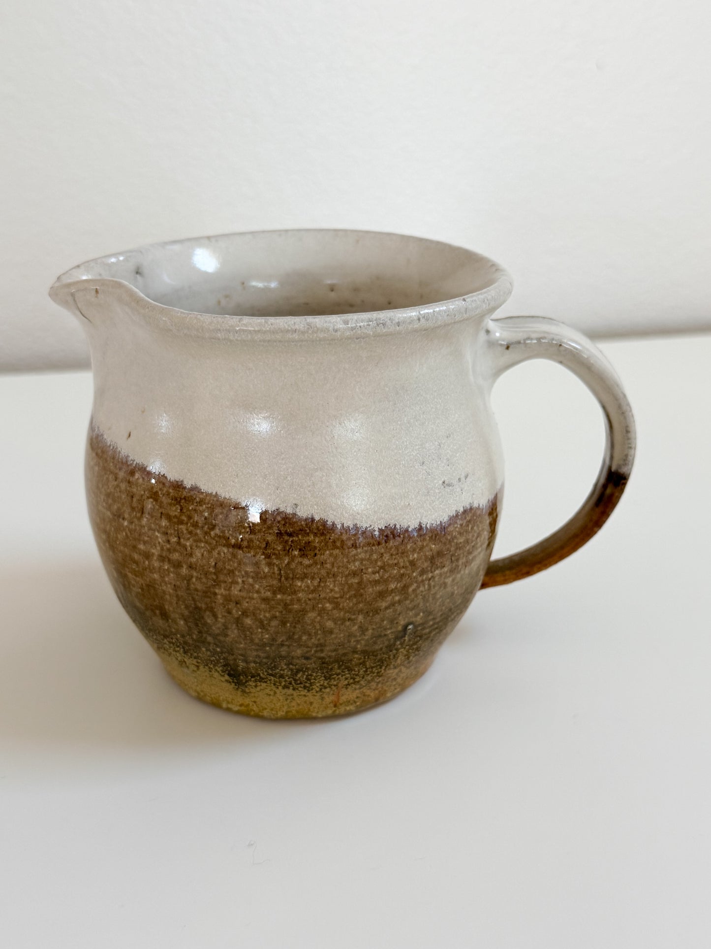 Vintage Small Pottery Pitcher