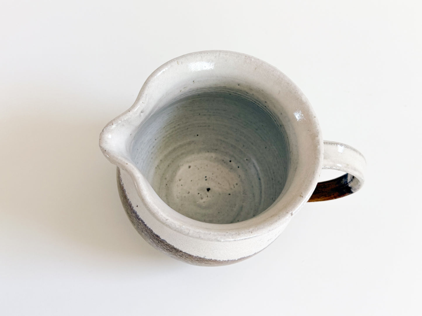Vintage Small Pottery Pitcher