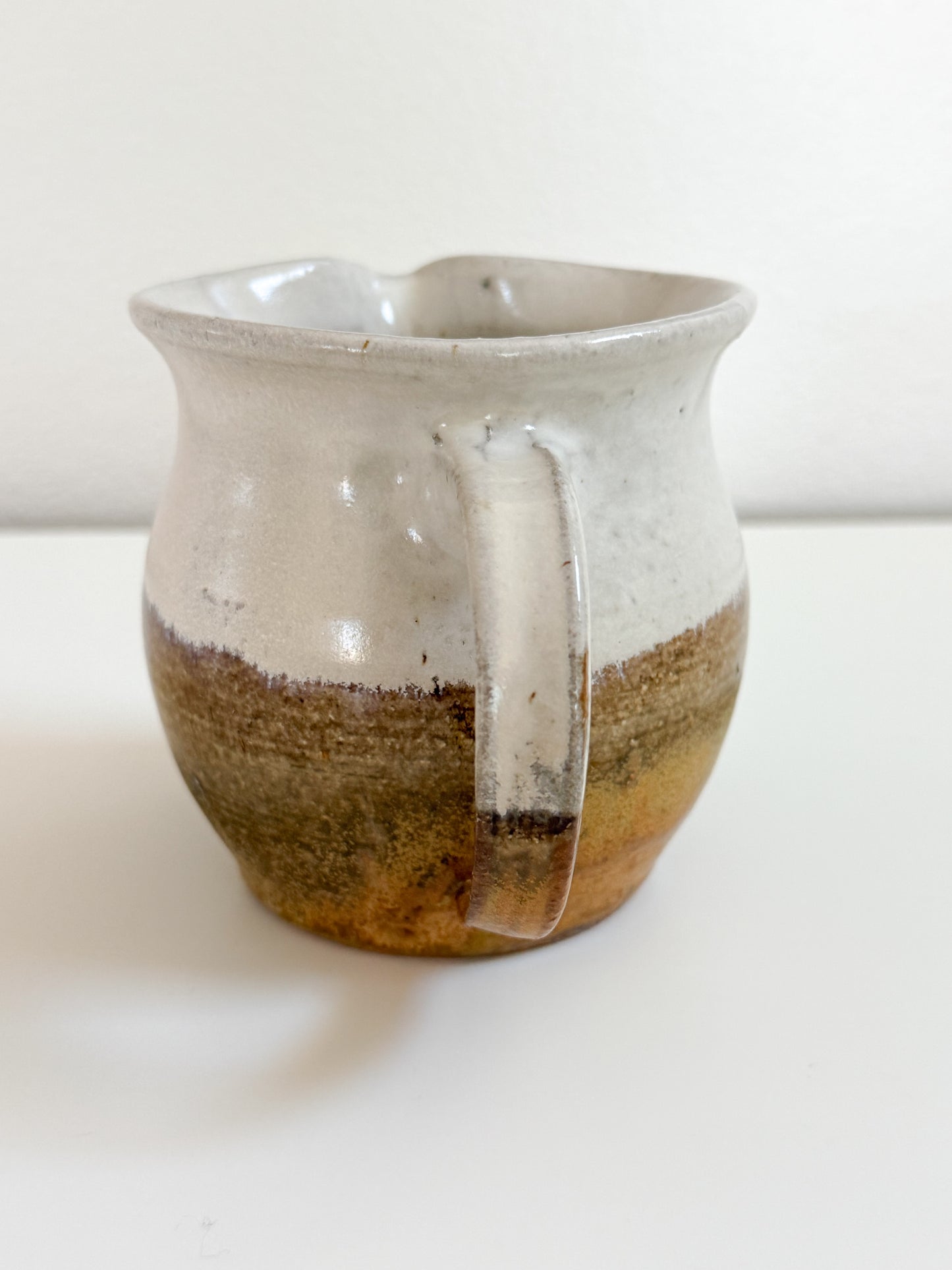 Vintage Small Pottery Pitcher