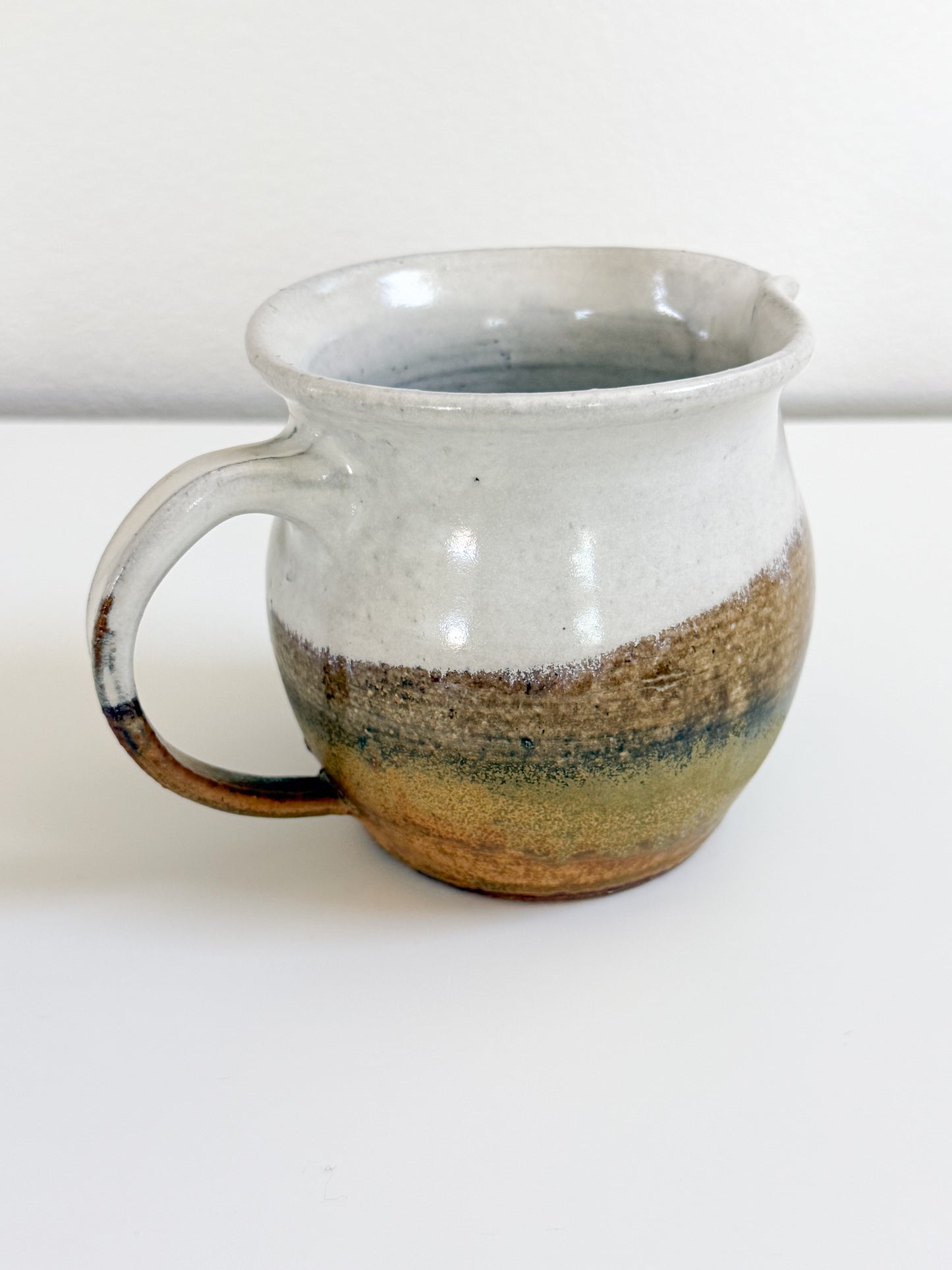 Vintage Small Pottery Pitcher