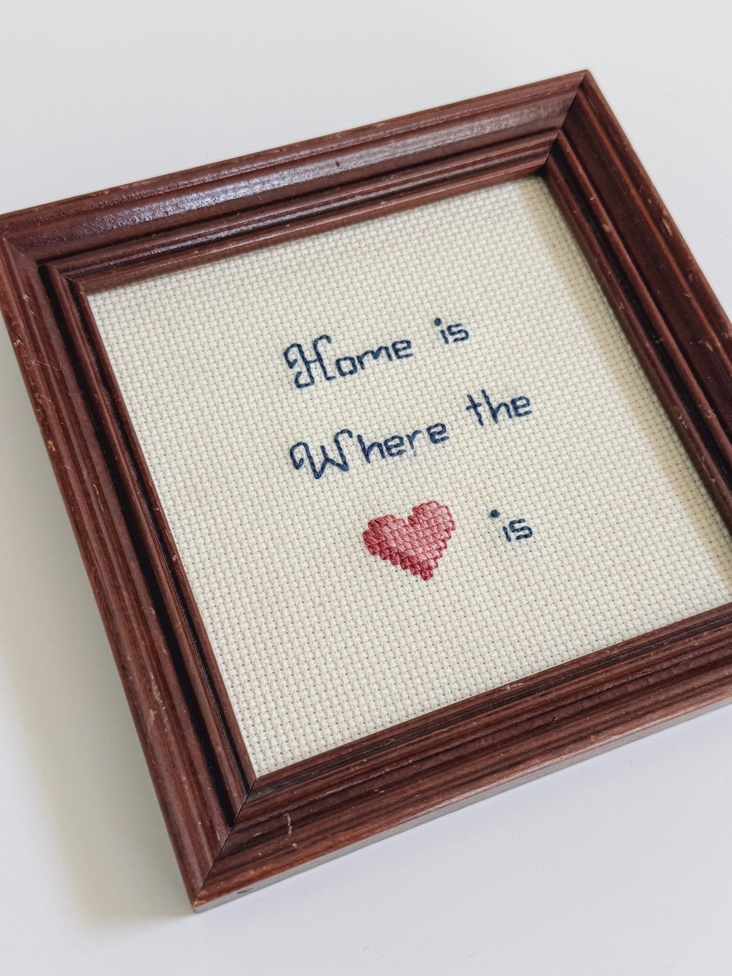 Vintage Framed Cross Stitch