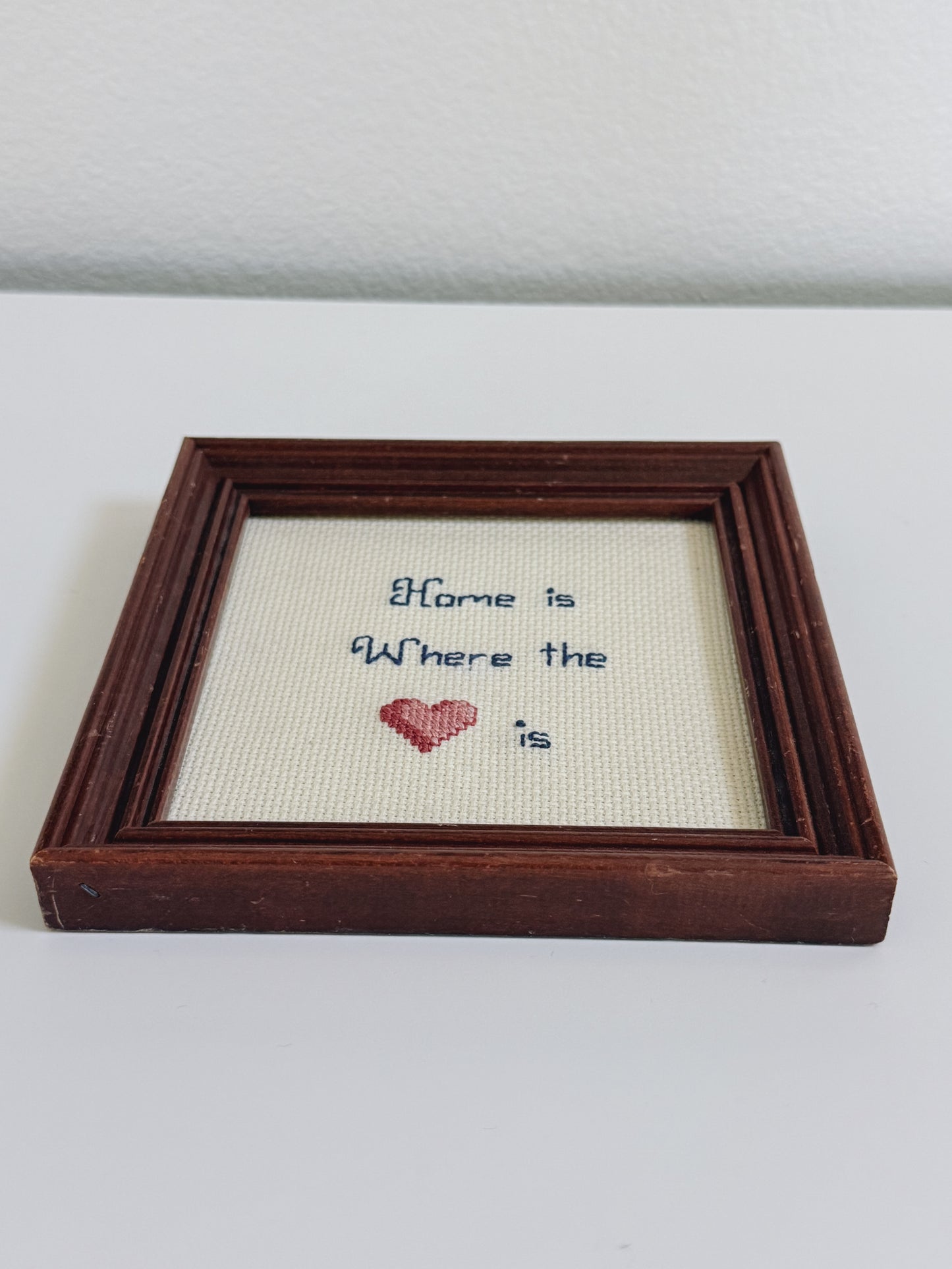 Vintage Framed Cross Stitch
