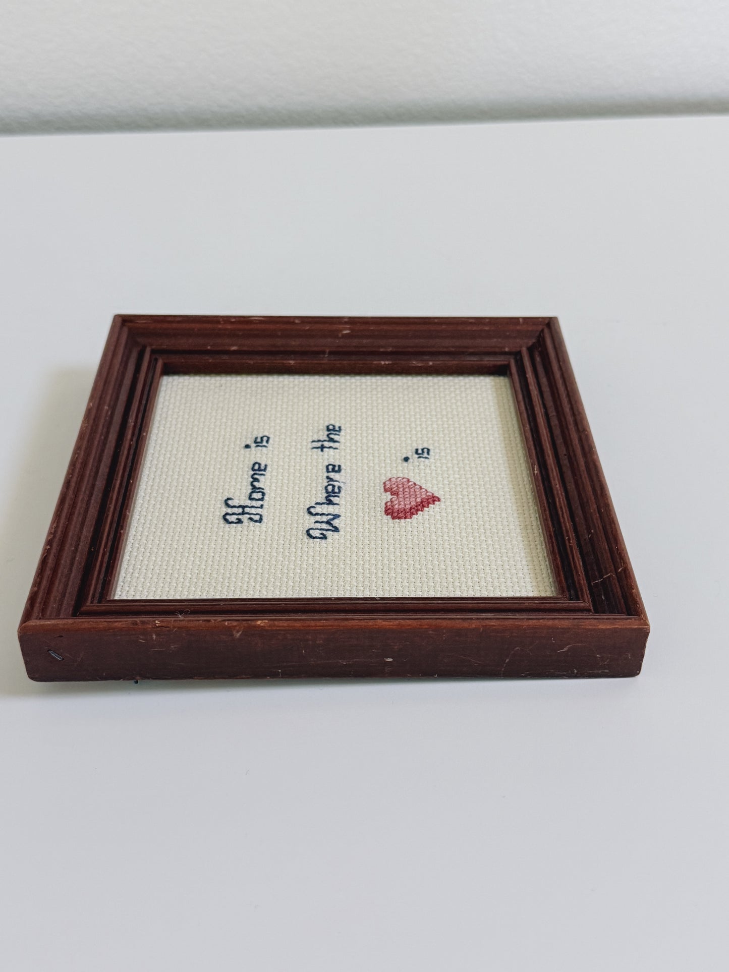 Vintage Framed Cross Stitch