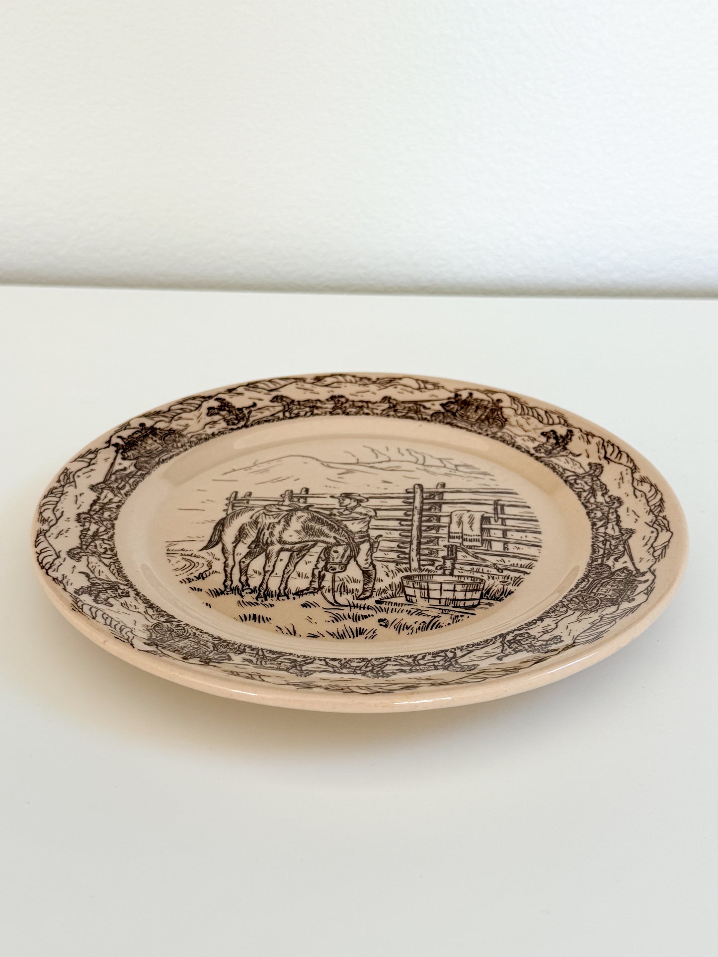 Vintage TEPCO Western Traveler Plate