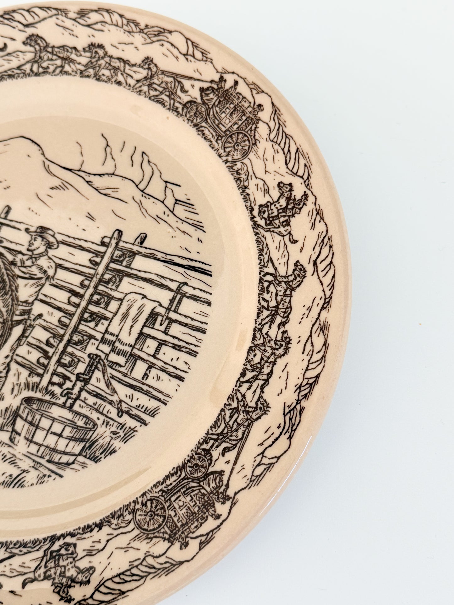 Vintage TEPCO Western Traveler Plate