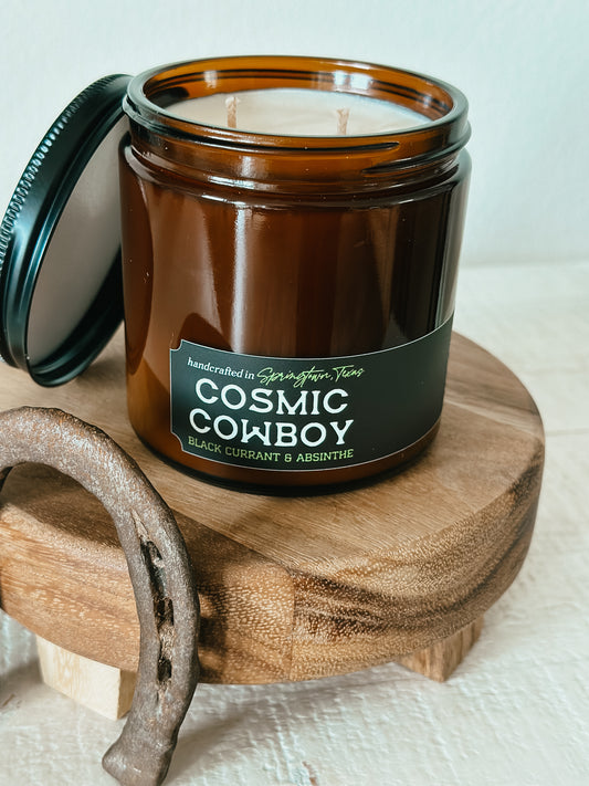 Cosmic Cowboy Candle