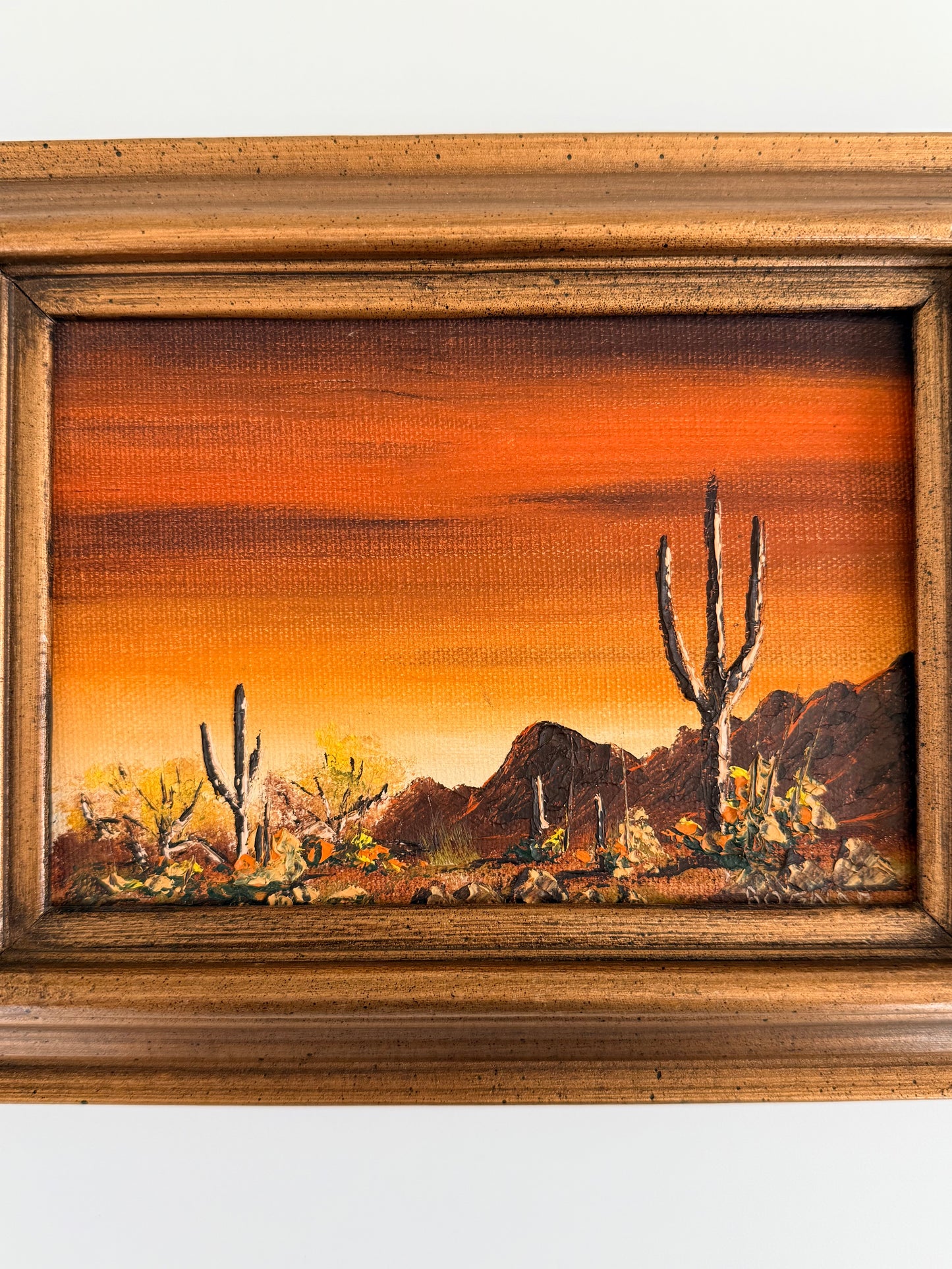 Vintage Southwest Desert Painting