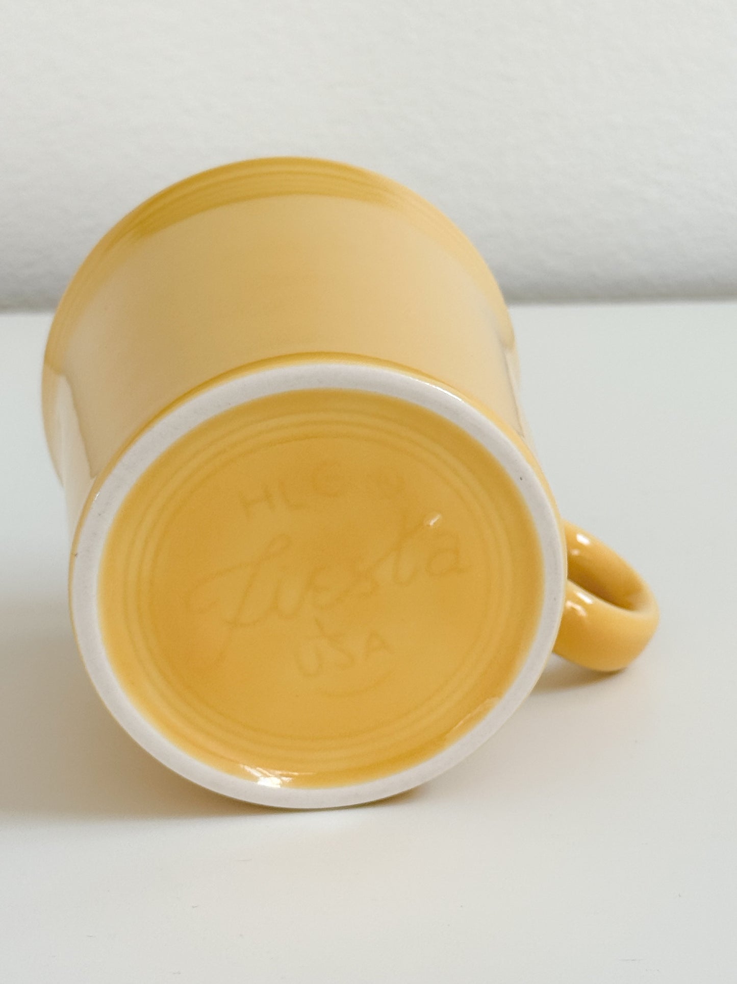 Vintage Fiesta Ware Yellow Mug
