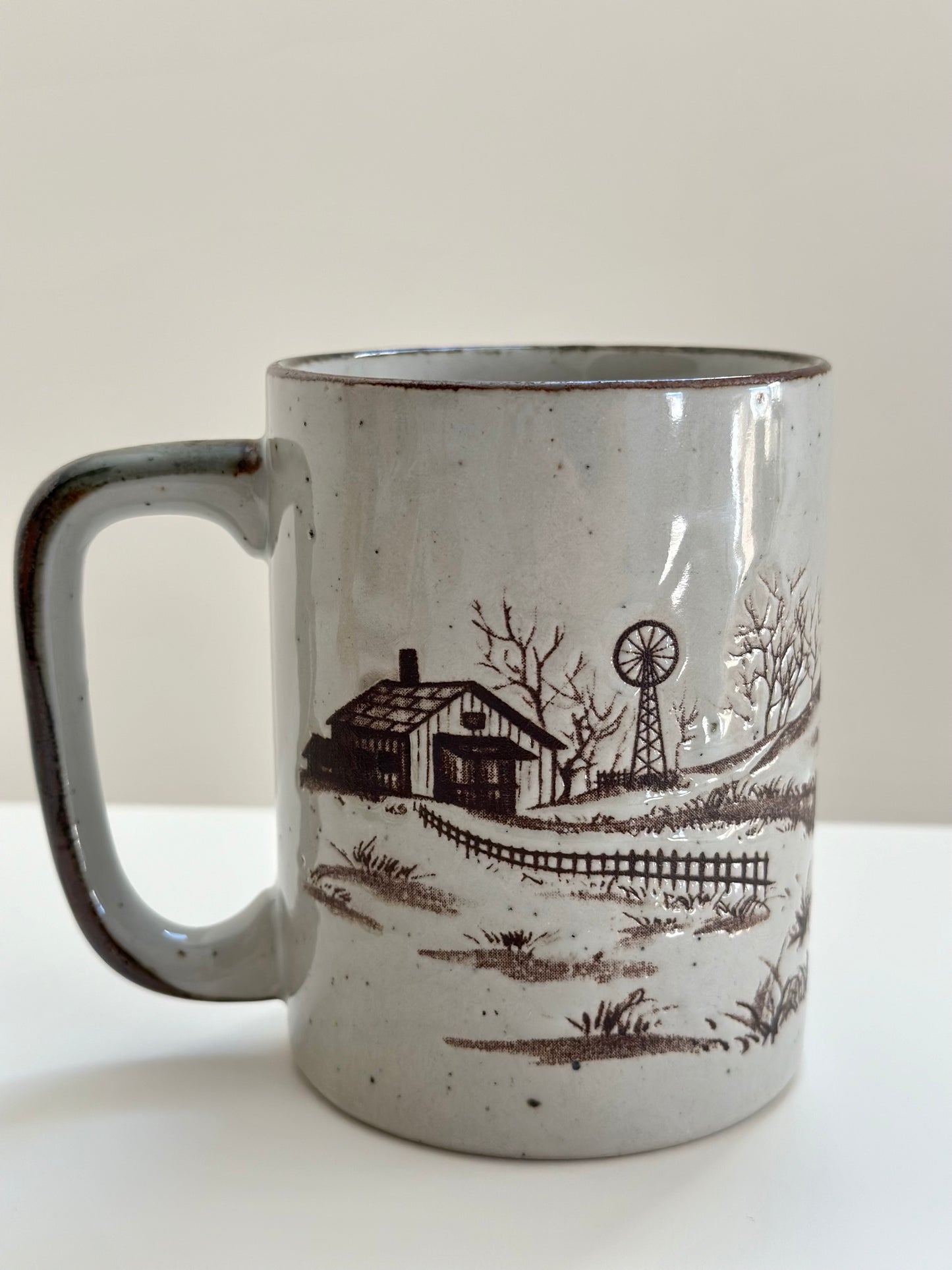 Vintage Chicken Farm Mug