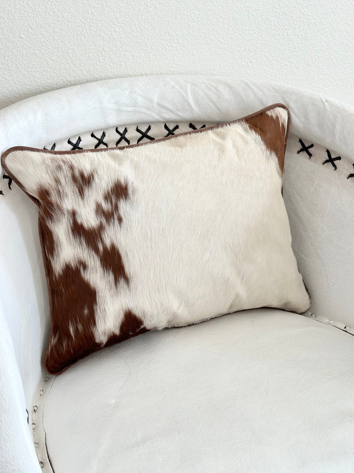 Cowhide Lumbar Pillow