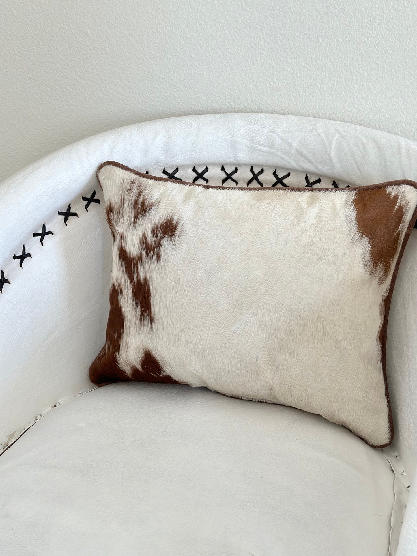 Cowhide Lumbar Pillow