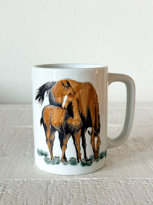 Vintage Horse Mug
