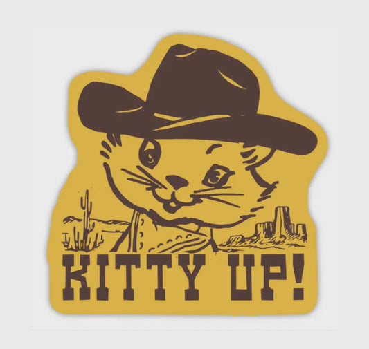 Kitty Up Sticker