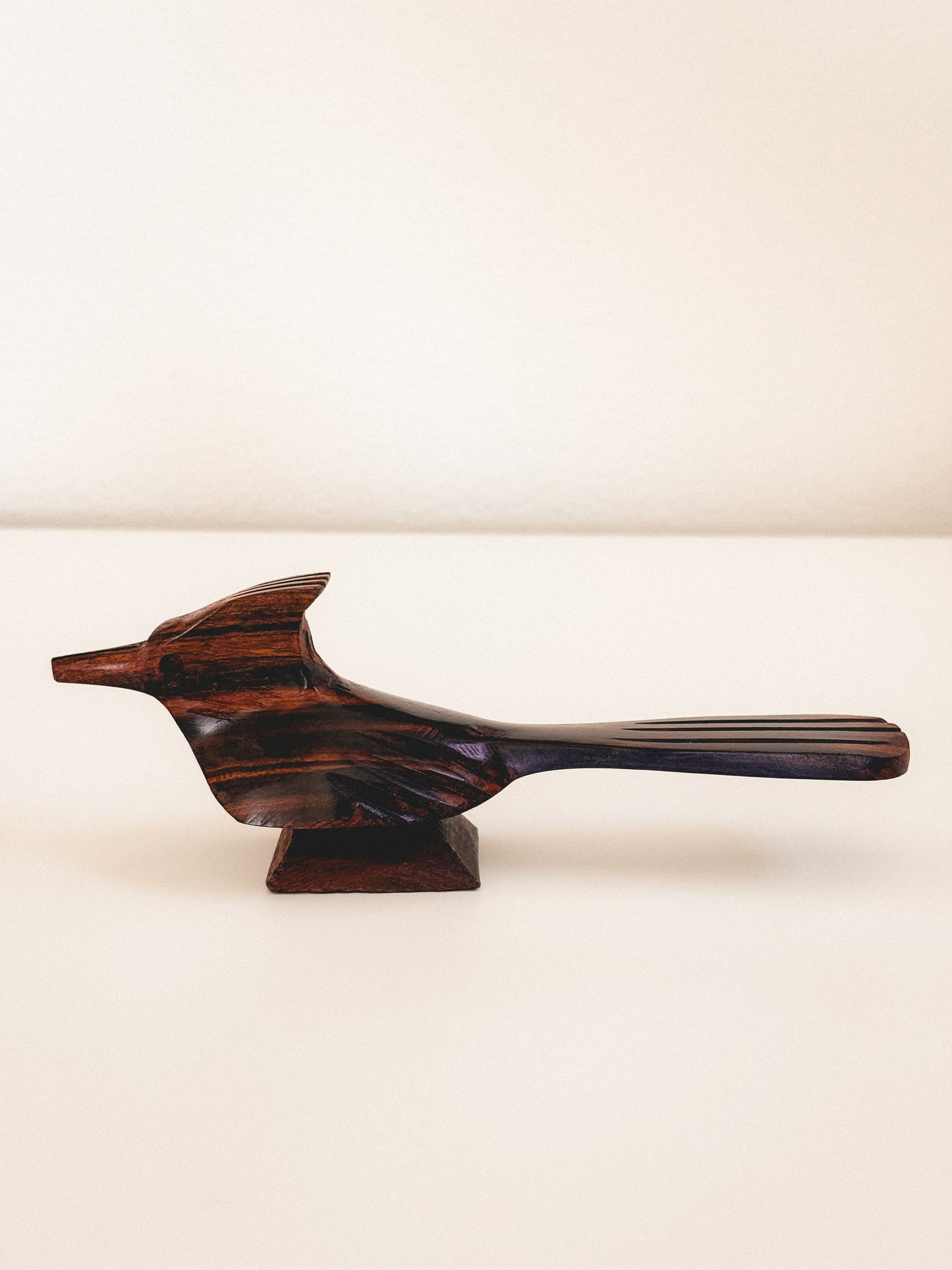 Hand Carved Ironwood Roadrunner