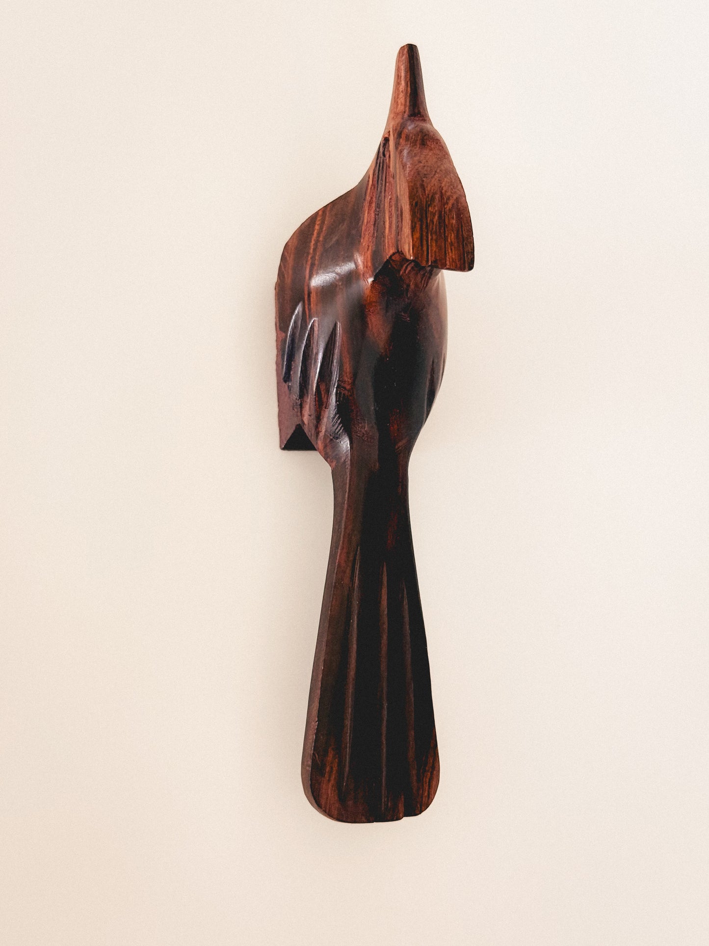 Hand Carved Ironwood Roadrunner